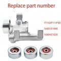 Drive Belt Tensioner 3 Pulley Replacement For Toyota 4runner 03-09 Fj Cruiser 07-09 Tacoma 05-15 Tundra 05-11 4 0 V6