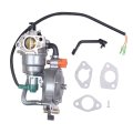 Goodbest New Carburetor Dual Lpg Cng Conversion Kit For Honda Gx390 188f 4 5-5 5kw 13-14hp Generator Manual Choke Grey 