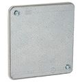 Hubbell-raco 762 2-gang 4-inch Square Flat Plenum Cover 