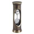 Authentic Models 3 Minute Bronze Brass Sandglass Kitchen Timer 