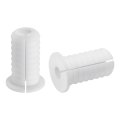 2pcs Wall Grommets 3 4 Inch 19mm Silicone Anti-slip Pass Through Cable Bushing Feed Ethernet Routing Kit White 