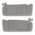 Sun Visor For Toyota Camry 2006 2007 2008 2009 2010 2011 Right Gray Driver And Passenger Side Direct Fit Replacement Durable 