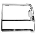 Ford Bronco Ii 1990 Headlight Bezel Driver Side Chrome Replacement For Fo2512113 840304011384 F2tz13064h 