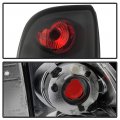 Acanii For 2002-2009 Chevy Trailblazer Trail Blazer Black Tail Lights Brake Lamps Replacement Driver Passenger Side