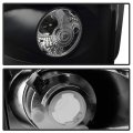 Acanii For 2002-2009 Chevy Trailblazer Trail Blazer Black Tail Lights Brake Lamps Replacement Driver Passenger Side