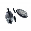 Httmt Mt222-015- Mirror Block Off Plates Compatible With 2005-2008 Kawasak Ninja Zx6r Zx6rr 636 Zx10r Carbon