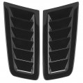 Bonnet Vent 2pcs Universal Air Vents Engine Hood Car Exterior Parts For Focus Rs Mk2 Style Gloss Black