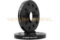 4 Pc Staggered 17mm 25mm Hubcentric Wheel Spacers 5x100 5x112 Bolt Pattern 20 14x1 5 Black Ball Seat Lug Bolts For Audi 