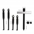 Steering Wheel Puller Set Heat Treated Anodized Carbon Steel Strong Strength Universal For Car