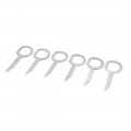 Uxcell 6pcs Metal Car Dash Stereo Audio Panel Dismantle Removal Pry Tool For Audi