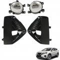 Fog Lights Assembly With Switch For Murano 2019 2020 2021 2022 2023 Driver And Passenger Side Pair Replacement Ni1039165 