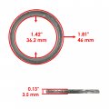 Caltric Muffler Silencers Pipe Gasket Kitcompatible With Can-am Commander Max 800r 2018-2019