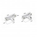 Gadpiparty 2pcs Fish Tank Glass Clamp Fixation Combination Clip Window Shade Rod Replacement Japanese Lamp Tricycle Push Bar
