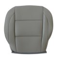 Secos Driver Side Bottom Replacement Leather Seat Cover Gray For Infiniti Qx56 2004 2005 2006 2007 2008 2009 2010 