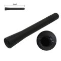 Al3z-1881-3a 2023 4 Inch Short Black Aluminum Antenna Mast Am Fm Replacement For 2022 Ford F150 Lariat Extended Cab Pickup