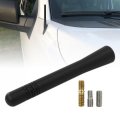 Al3z-1881-3a 2023 4 Inch Short Black Aluminum Antenna Mast Am Fm Replacement For 2022 Ford F150 Lariat Extended Cab Pickup