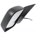 Door Mirror For Ford E 350 Club Wagon 2003 2004 2005 Driver Side Power Folding Non Heated With Dual Glass And Puddle Lamp Black 