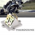 Motorcycle Engine Aluminum Intake Reed Valve Assembly For Yamaha Minarelli Jog 50cc 2 Stroke