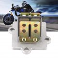 Motorcycle Engine Aluminum Intake Reed Valve Assembly For Yamaha Minarelli Jog 50cc 2 Stroke