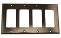 Leviton 004-80412-00e Quadruple Gang Wall Plate 