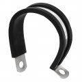 Uxcell 38mm Dia Epdm Rubber Lined P Clips Cable Hose Pipe Clamps Holder 5pcs