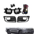Pair Of Clear Lens Front Fog Light Replacement For Sequoia 2018-2022 To1038219 To1039219 Driver Left And Passenger Right Side 