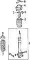 Mercedes-benz 129 321 17 04 Coil Spring