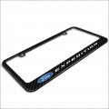 Ipick Image Made For Ford Expedition Black Real 3k Carbon Fiber Glossy Finish License Plate Frame