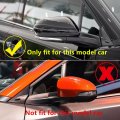Toyota Camry 2018-2023 Smoked Black Side Mirror Led Sequential Dynamic Turn Signal Light Indicator Plug And Play Car