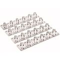 24 Stainless Steel 316 6mm Square Eye Plates 1 4 Marine Ss Pad Boat Rigging