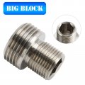 Topteng Big Block Oil Filter Insert Adapter Bbf 429 460 385 Series 400m Fit For Ford