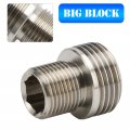 Topteng Big Block Oil Filter Insert Adapter Bbf 429 460 385 Series 400m Fit For Ford