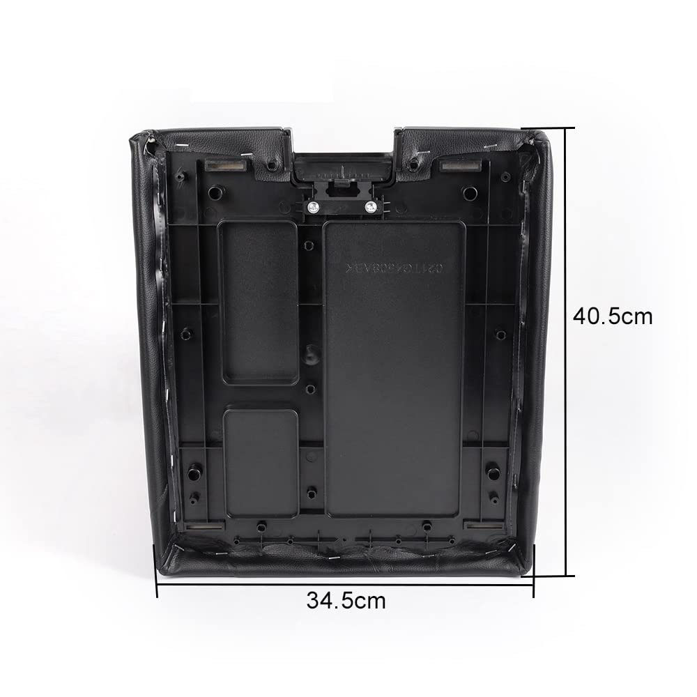 Gplus Cheda Center Console Lid Assembly For 2007-2013 Chevy Silverado Gmc Sierra Yukon Pick Latch Black Plastic Replaces