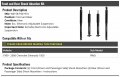 Front And Rear Shock Absorber Kit 4 Piece Compatible With 1999-2006 Chevy Silverado 1500 Rwd Without Electronic Adjustable