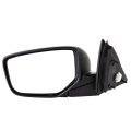 Driver Side Mirror For 2008-2012 Honda Accord Sedan Power Adjustment Manual Fold Black Part Number 76258ta5a01 Ho1320230 