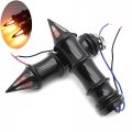 Httmt Mt291-017-7 8 Motorcycle Black Hand Grips 7 Turn Signals Fit Compatible With H-d Xl Sportster 1200 Custom Cd