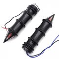 Httmt Mt291-017-7 8 Motorcycle Black Hand Grips 7 Turn Signals Fit Compatible With H-d Xl Sportster 1200 Custom Cd