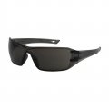 Captain 250-46-0021 Rimless Safety Glasses With Gray Temple Lens And Anti-scratch Fogless Coating 