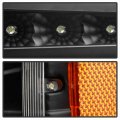 Acanii For 2003-2006 Chevy Silverado 1500 2500 3500 Led Bumper Parking Lights Signal Lamps Left Right Black Housing