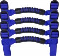 4 X Roll Bar Grab Handles Grip Handle For Jeep Wrangler Yj Tj Jk Jku Jl Jlu Sports Sahara Freedom Rubicon Unlimited 1955-2024 