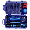 115 In 1 Multifunctional Repair Screwdriver Kit Chrome Alloy Steel Set Ideal For Phone Watch Computer A