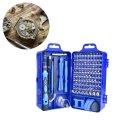 115 In 1 Multifunctional Repair Screwdriver Kit Chrome Alloy Steel Set Ideal For Phone Watch Computer A