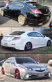 Jdm Vip Style Smoke Tinted Window Visor Rain Guard W Clips Chrome Trim For 2009-2014 Acura Tl Sedan