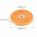 Uxcell 5-inch Cotton Buffing Wheel Polishing For Bench Grinder Tool 1 2-inch Arbor Hole 2 Pcs