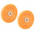 Uxcell 5-inch Cotton Buffing Wheel Polishing For Bench Grinder Tool 1 2-inch Arbor Hole 2 Pcs