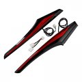 Motorcycle Saddlebag Accent Swoop Led Light Turn Signals For Honda Goldwing Gl1800 2012 2017 And F6b 2013 With Red Lens 