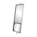 Gg Grand General 33230 Stainless Steel 6 X 16 Inches West Coast Built-in Convex Mirror For Trucks Buses Utility Vehicles And 