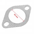 X Autohaux 2 1 Inner Dia Bolts Car Exhaust Muffler Downpipe Gasket