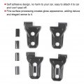 Car Door Hinge Covers Carbon Fiber Texture Trim Cover Exterior Accessories Fit For Jeep Wrangler Jl 2018
