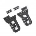 Car Door Hinge Covers Carbon Fiber Texture Trim Cover Exterior Accessories Fit For Jeep Wrangler Jl 2018
